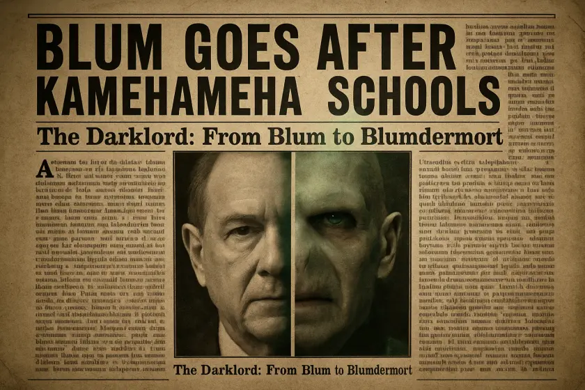 Blum against the Dark Lord