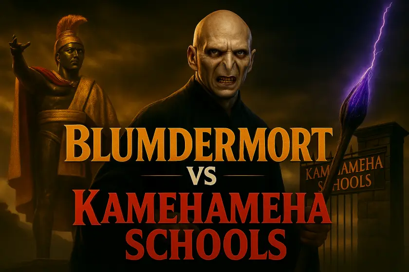 Blumdermort against a Hawaiian warrior
