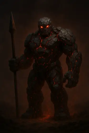 Lava guardian, early sketch