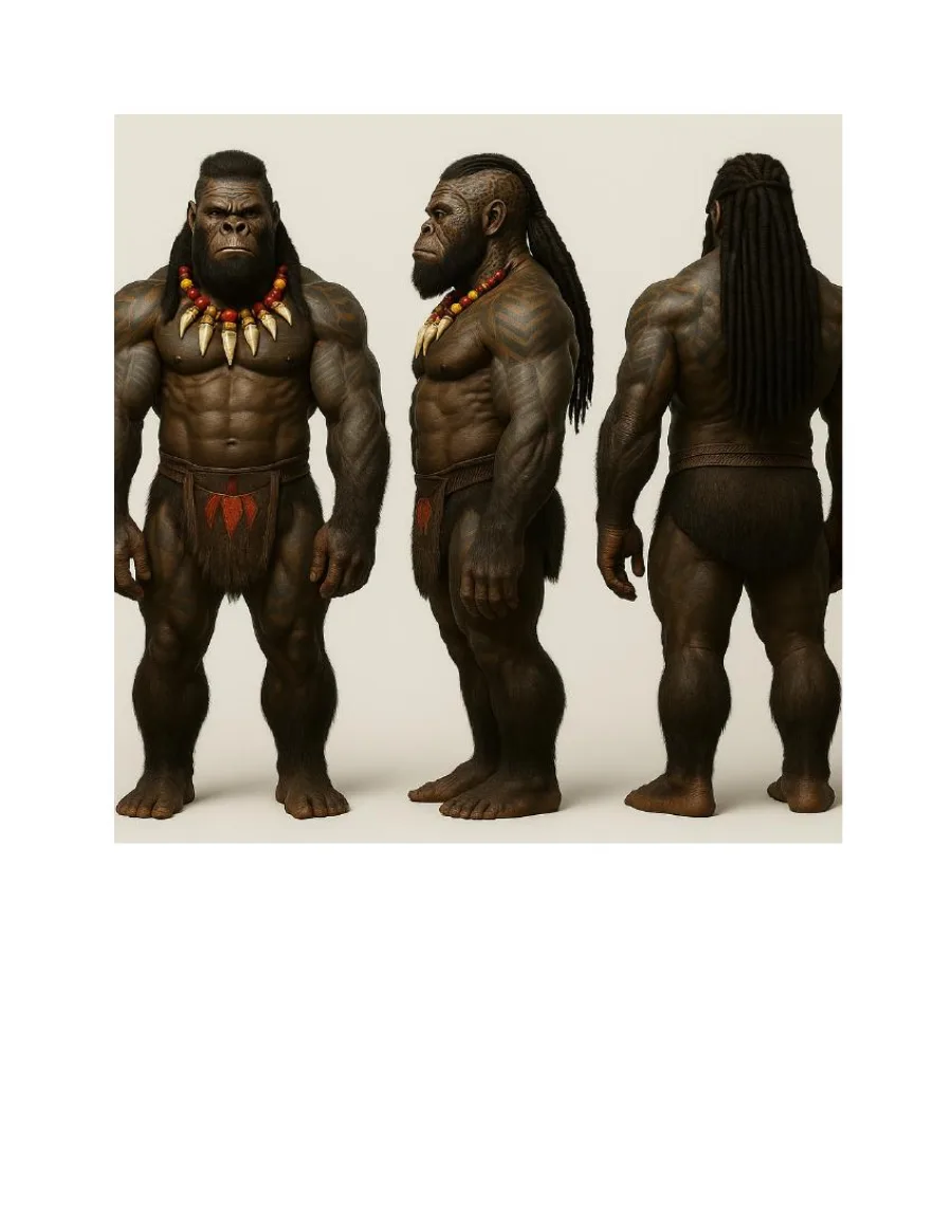 Front, side and back turnaround for Bigfoot Kamehameha